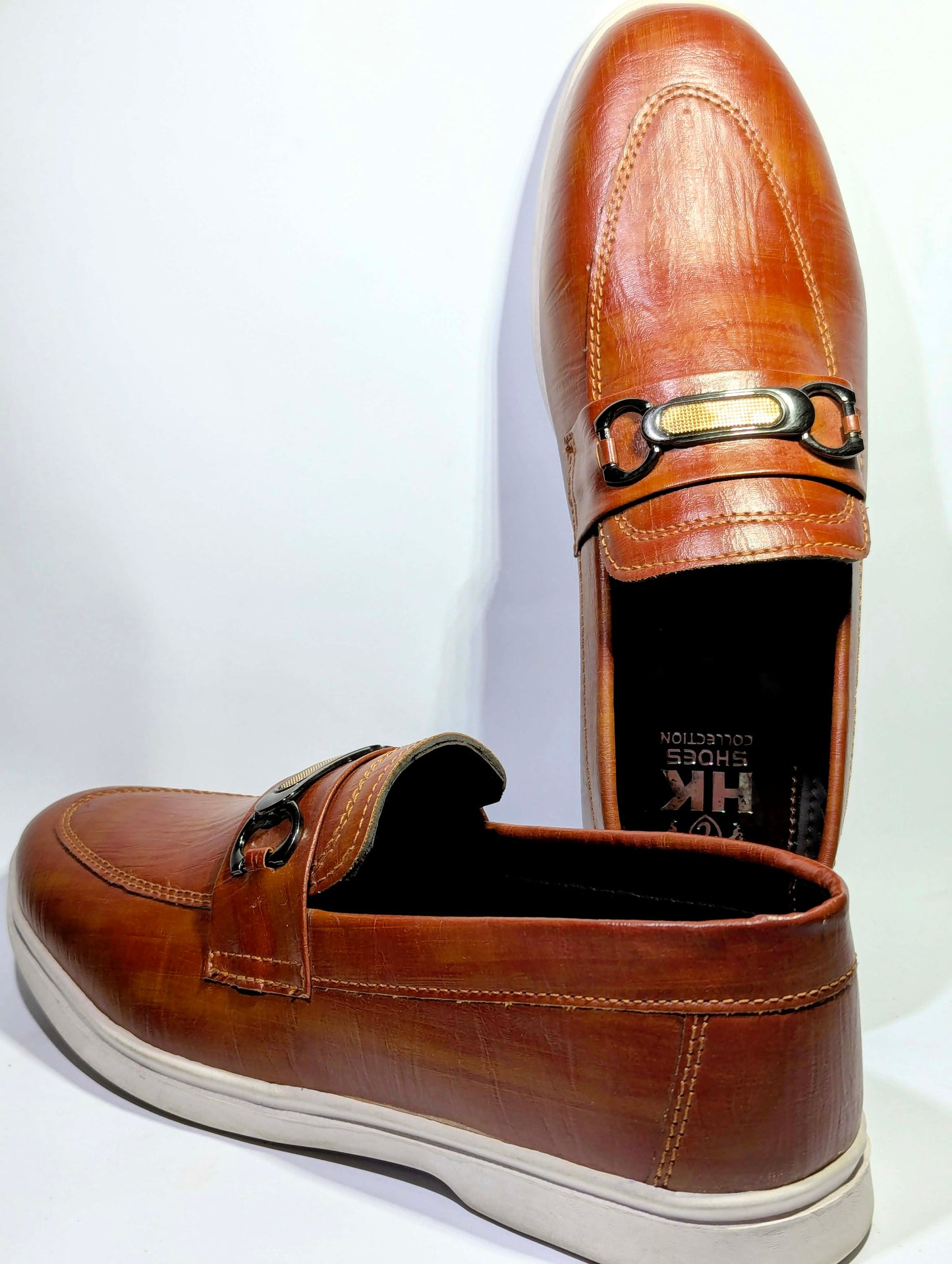 Premium Brown Bit Loafers - Elegant Shoe's.