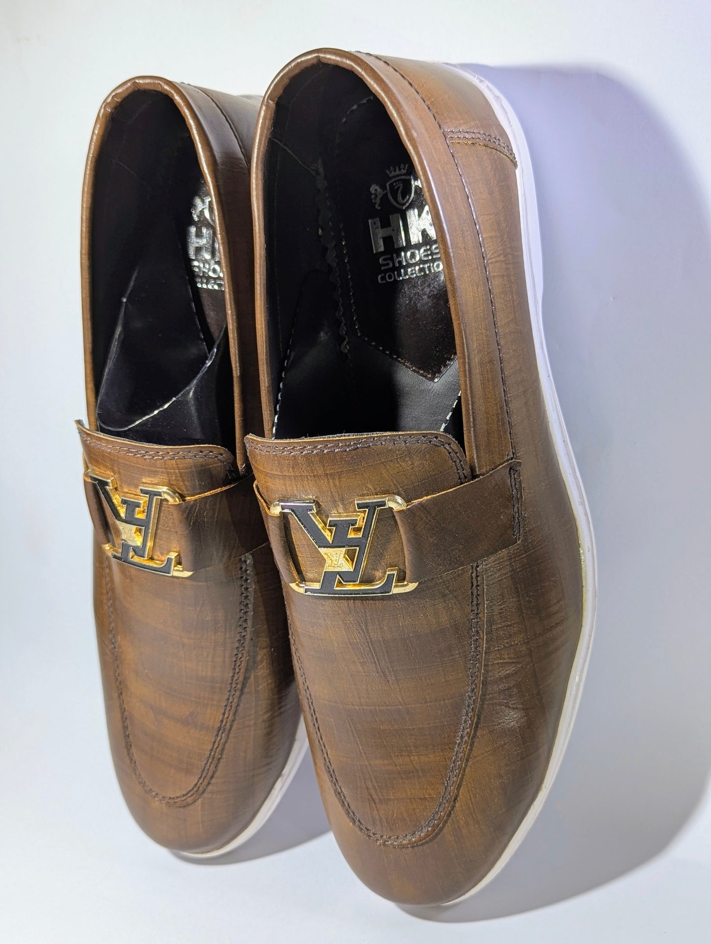 Premium Brown Bit Loafers Elegant  Shoes.