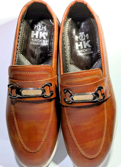 Premium Brown Bit Loafers - Elegant Shoe's.