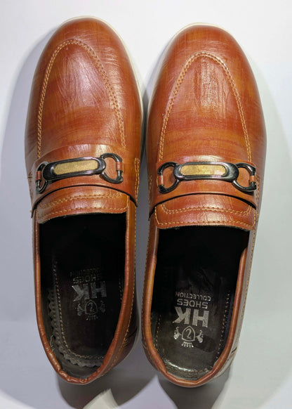 Premium Brown Bit Loafers - Elegant Shoe's.