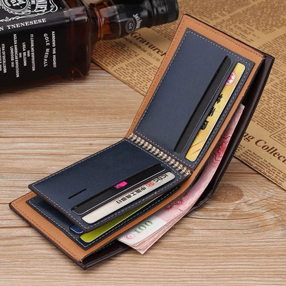 Mens Premium Leather Wallet-Poket Friendly.